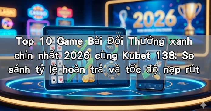 Top 10 Game Bài Đổi Thưởng xanh chín nhất 2026 cùng Kubet 138: So sánh tỷ lệ hoàn trả và tốc độ nạp rút